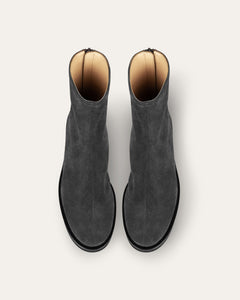 Joss Bootie, Charcoal Suede Joss Bootie dear-frances 