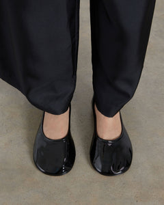 Rina flat, Black Patent Rina dear-frances 